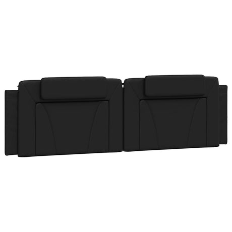 Vidaxl hoofdbordkussen viana 180 cm kunstleer zwart