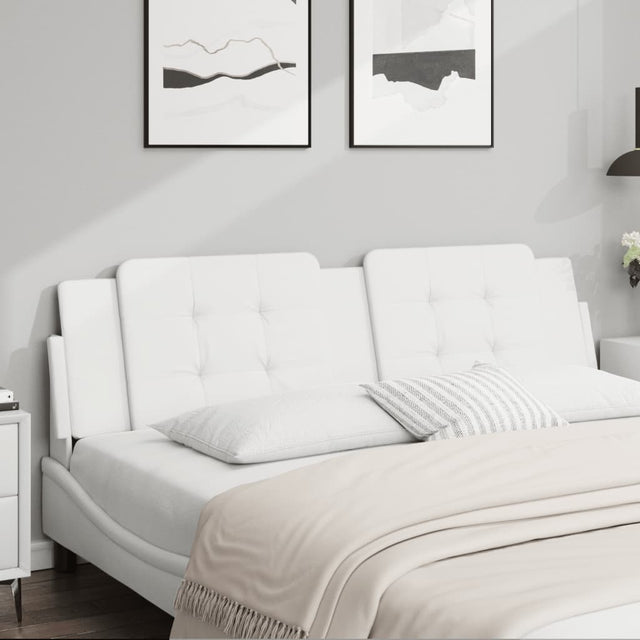 Vidaxl hoofdbordkussen zadar 183 cm kunstleer wit