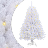 Vidaxl kunstkerstboom met 150 led wit 120 cm pvc en metaal