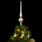 VidaXL Künstlicher Weihnachtsbaum mit Scharnieren 150 LEDs und Weihnachtskugeln 150 cm