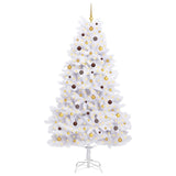 Vidaxl kunstkerstboom 270 cm pvc en staal wit