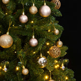 VidaXL Künstlicher Weihnachtsbaum mit Scharnieren 300 LEDs und Weihnachtskugeln 270 cm