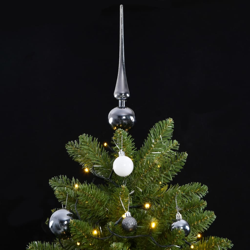 VidaXL Künstlicher Weihnachtsbaum mit Scharnieren 300 LEDs und Weihnachtskugeln 270 cm