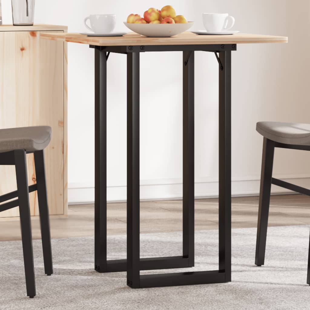 Vidaxl eettafelpoten o-frame 80x40x73 cm staal