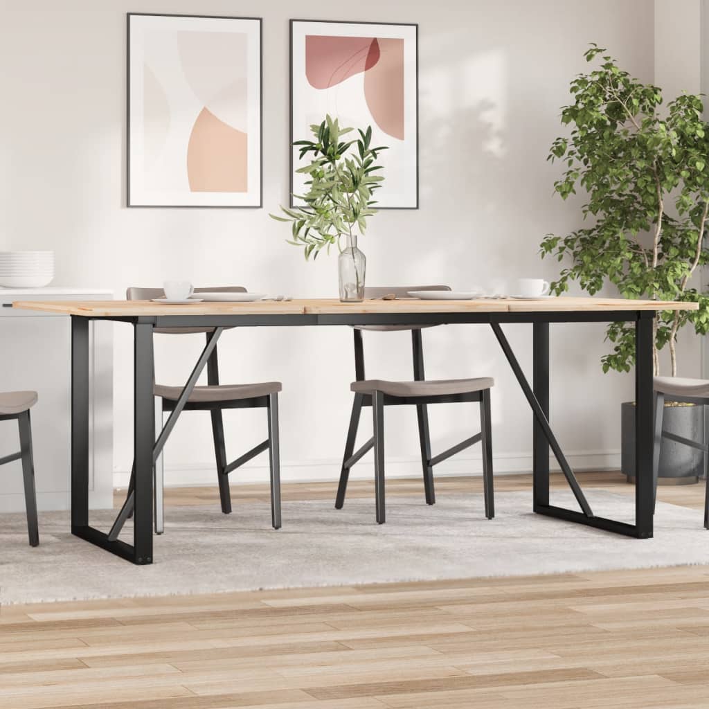 Vidaxl eettafelpoten o-frame 160x80x73 cm staal