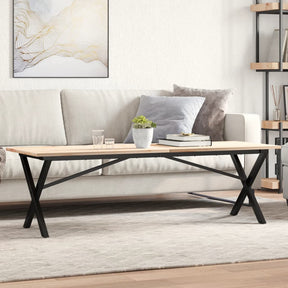Vidaxl salontafelpoten x-frame 140x30x43 cm staal