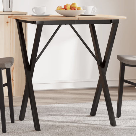 Vidaxl eettafelpoten x-frame 60x40x73 cm staal