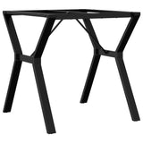 Vidaxl eettafelpoten y-frame 70x70x73 cm staal