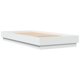 Vidaxl bedframe bewerkt hout wit 90x200 cm