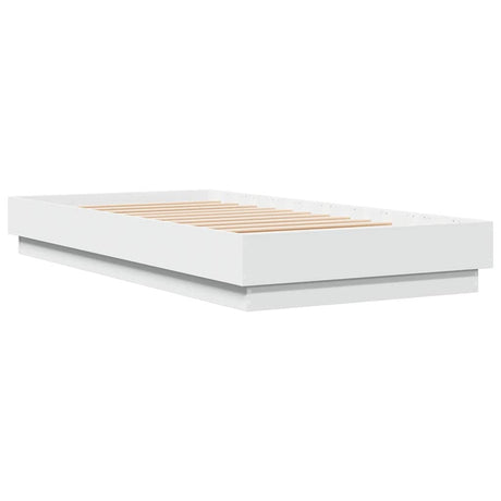 Vidaxl bedframe bewerkt hout wit 90x190 cm
