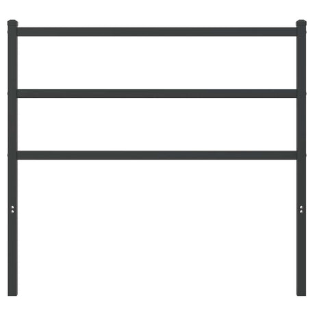 Vidaxl vervangend hoofdbord 107 cm metaal zwart