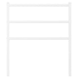 Vidaxl vervangend hoofdbord 75 cm metaal wit