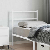 Vidaxl vervangend hoofdbord 75 cm metaal wit