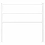 Vidaxl vervangend hoofdbord 107 cm metaal wit