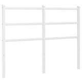 Vidaxl vervangend hoofdbord 120 cm metaal wit