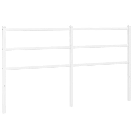 Vidaxl vervangend hoofdbord 160 cm metaal wit