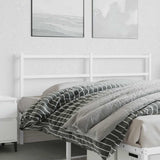 Vidaxl vervangend hoofdbord 160 cm metaal wit