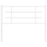 Vidaxl vervangend hoofdbord 107 cm metaal wit