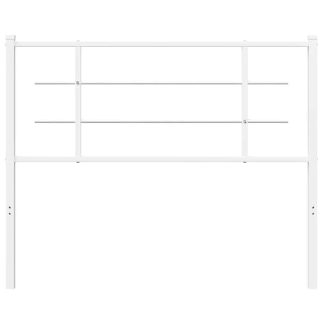 Vidaxl vervangend hoofdbord 107 cm metaal wit
