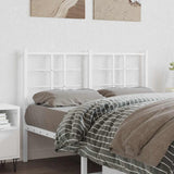Vidaxl vervangend hoofdbord 120 cm metaal wit