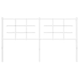 Vidaxl vervangend hoofdbord 150 cm metaal wit