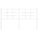 Vidaxl vervangend hoofdbord 160 cm metaal wit