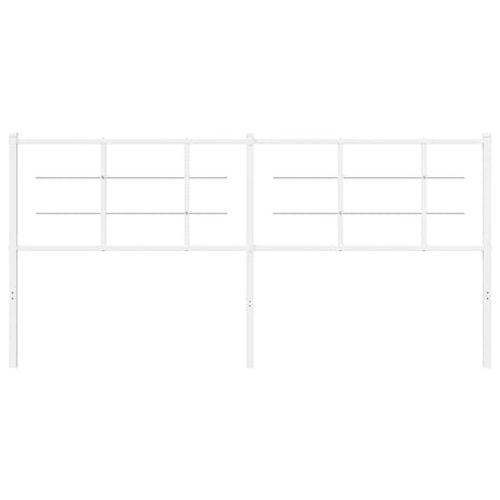 Vidaxl vervangend hoofdbord 180 cm metaal wit