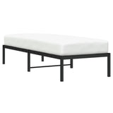 Vidaxl bedframe metaal zwart 80x200 cm