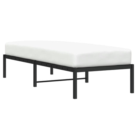 Vidaxl bedframe metaal zwart 80x200 cm