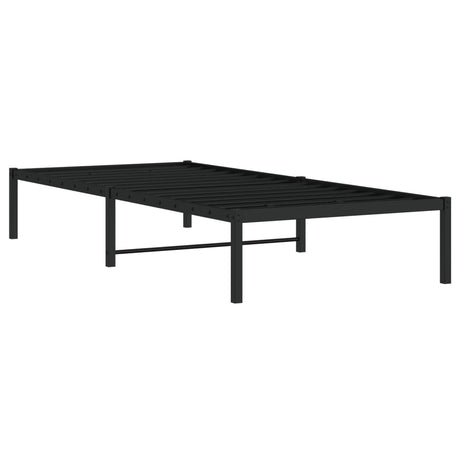Vidaxl bedframe metaal zwart 90x200 cm