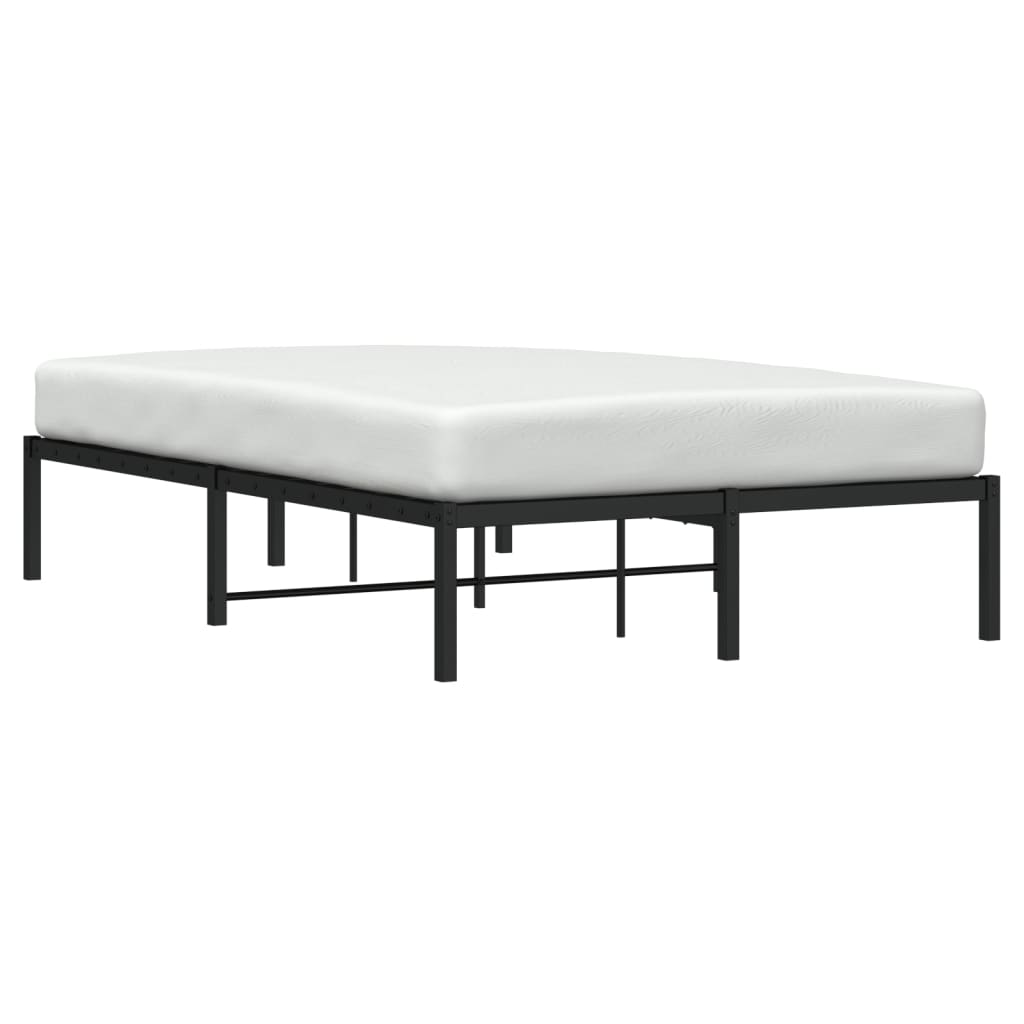 Vidaxl bedframe metaal zwart 120x190 cm