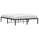 Vidaxl bedframe metaal zwart 135x190 cm