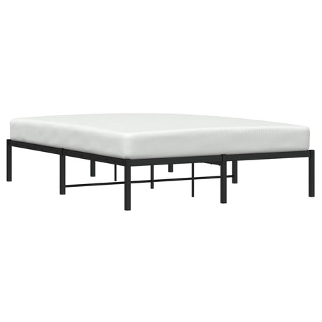 Vidaxl bedframe metaal zwart 140x190 cm