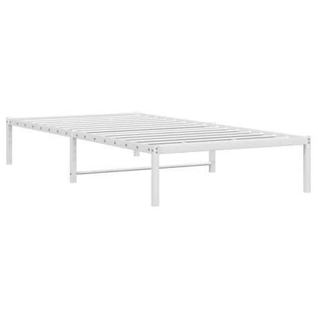 Vidaxl bedframe metaal wit 100x190 cm