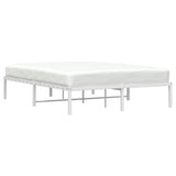 Vidaxl bedframe metaal wit 135x190 cm