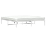 Vidaxl bedframe metaal wit 180x200 cm