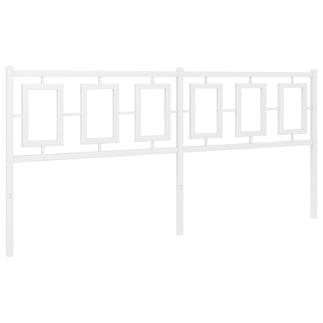 Vidaxl vervangend hoofdbord 180 cm metaal wit