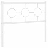 Vidaxl vervangend hoofdbord 100 cm metaal wit