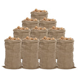 VidaXL Jutebeutel 10 Stück 65x135 cm 100% Jute 340 g m²