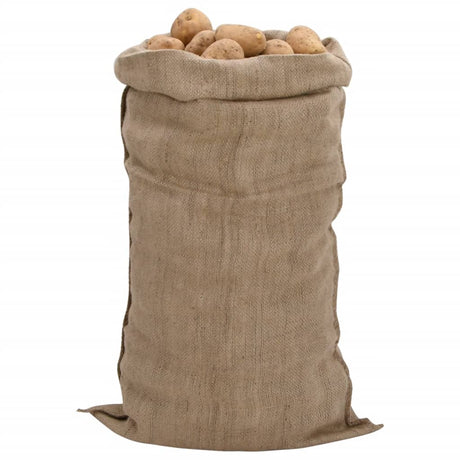 VidaXL Jutebeutel 10 Stück 65x135 cm 100% Jute 340 g m²