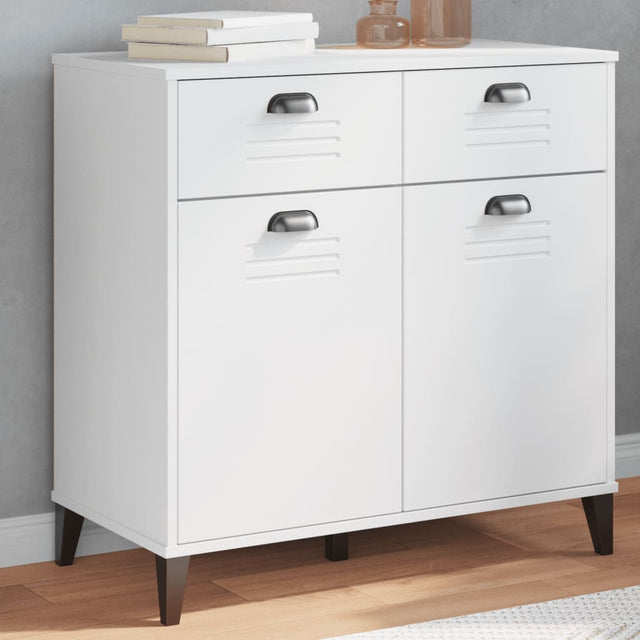 Vidaxl dressoir viken 80x40x80 cm bewerkt hout wit