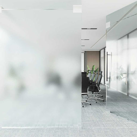Vidaxx Fensterfolie statisch mattgrau 90 x 2000 cm PVC