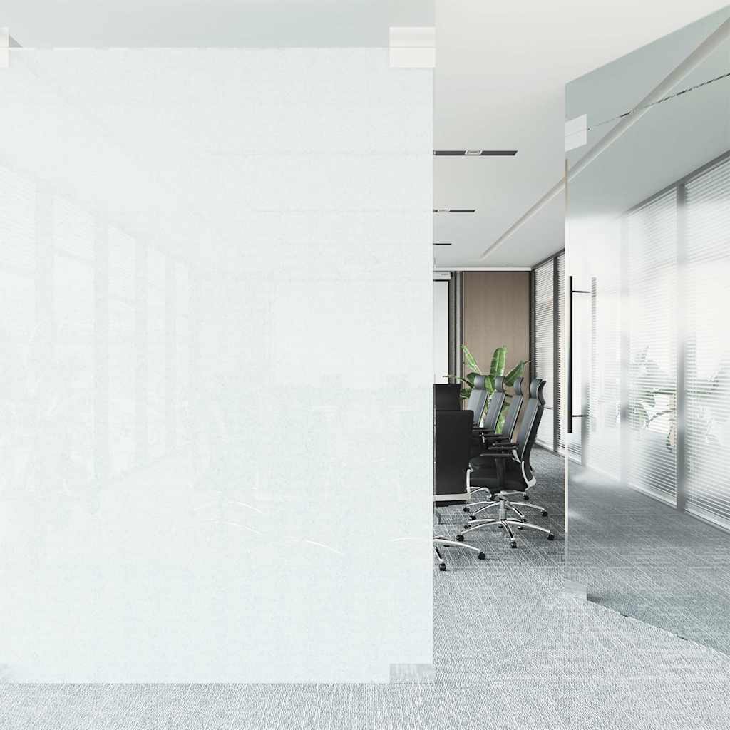 Vidaxx Fensterfolie statisch mattweiß 60x1000 cm PVC