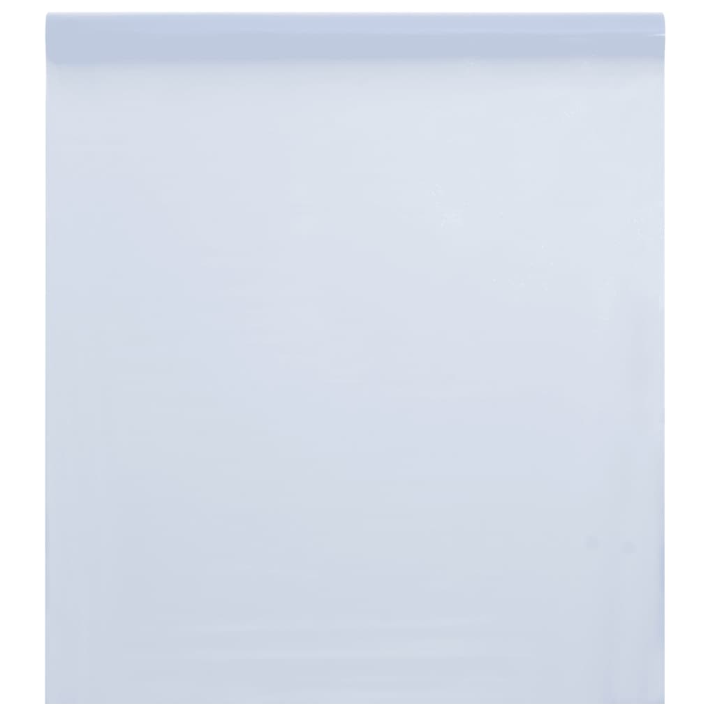 Vidaxx Fensterfolie statisch mattweiß 90x1000 cm PVC