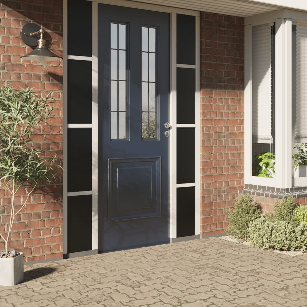 Vidaxx Fensterfolie statisch mattschwarz 45x500 cm PVC