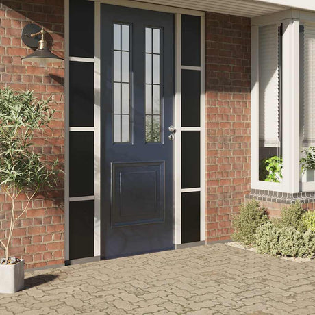 Vidaxx Fensterfolie statisch mattschwarz 45x500 cm PVC