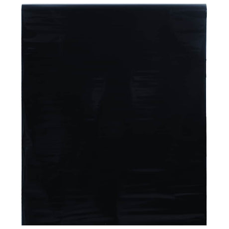 Vidaxx Fensterfolie statisch mattschwarz 45 x 2000 cm PVC