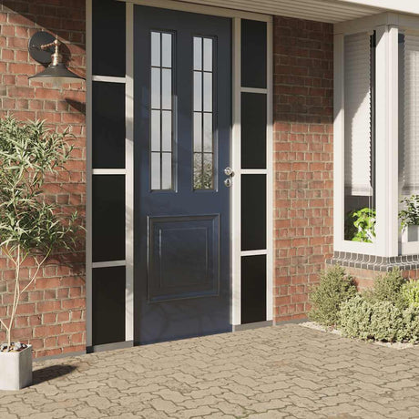 Vidaxl raamfolie statisch matzwart 60 x 500 cm pvc