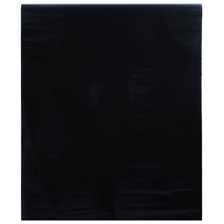 Vidaxx Fensterfolie statisch mattschwarz 90 x 1000 cm PVC