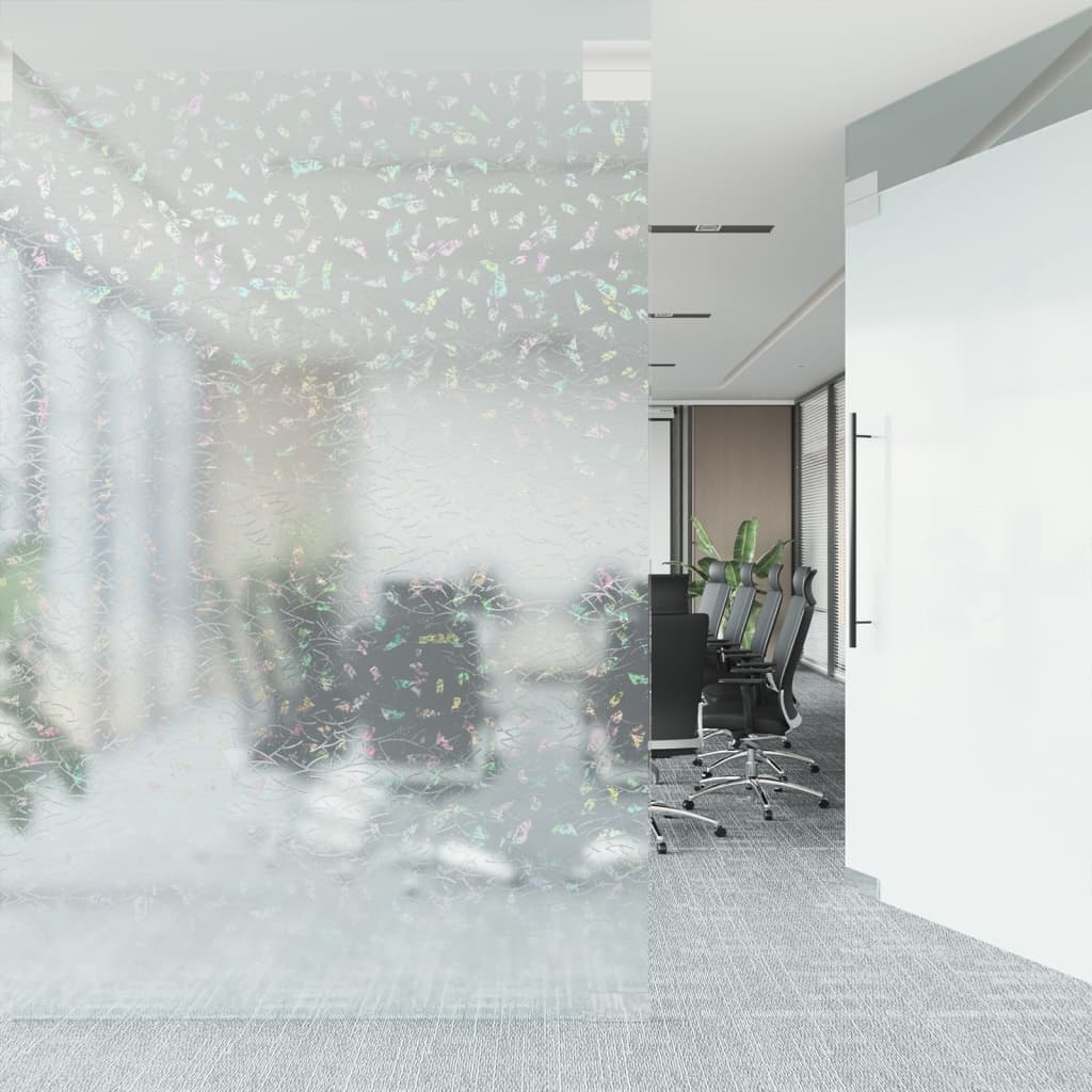 Vidaxx Fensterfolie 3D Regenbogenmuster matt 60x2000 cm PVC
